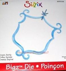 Sizzix bigz crest swirly - sizzix, crest,