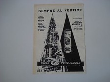 advertising Pubblicità 1960 AQUILA PETROLI AQUILOIL