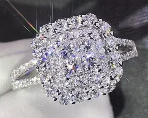Anello donna con strass