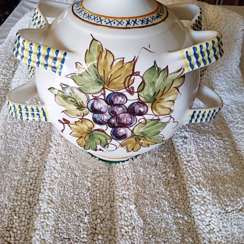 Vaso ceramica decorato mano - ceramica,