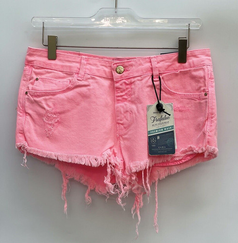 Zara fluro rosa jeans - zara,