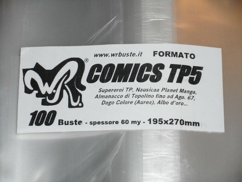 100 buste comics tp5 - 100, wr
