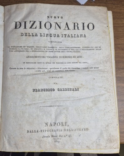 Nuovo dizionario della lingua - della,