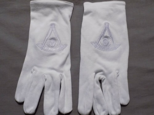 Guanti bianchi cotone past - guanti,