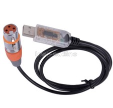 Cavo Adattatore Interfaccia USB a DMX Luce Stage PC DMX512 Controller Dimmer DMX