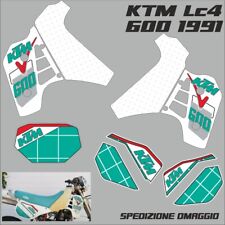  Ktm 600 lc4 1991 adesivi grafica in kristal