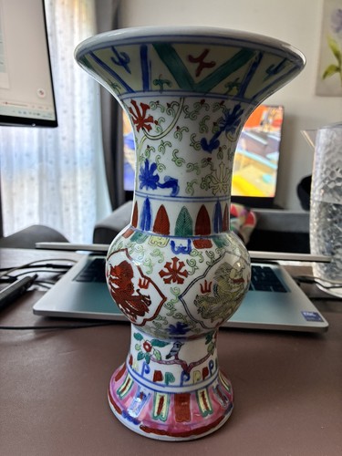 Vaso porcellana cinese wucai - vaso,