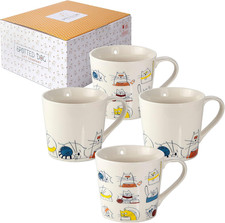 Tazza con gatti divertenti - -,
