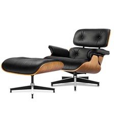 Replica poltrona Eames - ispirata a Herman Miller - pelle e compensato premium