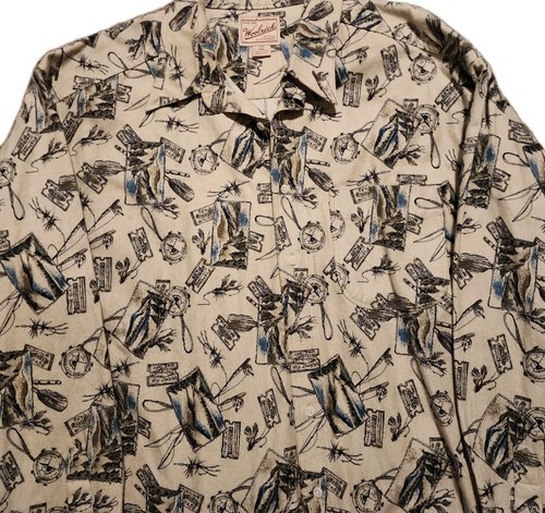 Camicia vintage woolrich aop - camicia,