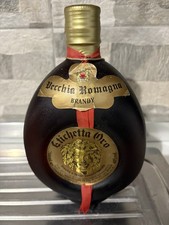 Brandy Vecchia Romagna Etichetta Oro 1986 Vintage Da Collezione Sigillato