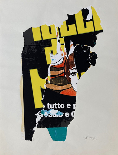 Mimmo rotella sérigraphie - mimmo,