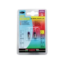 Coppi Lampada Mignon - (j) 2w Ba7s 2 Pz D/blister Viola Lampade Speciali 12v