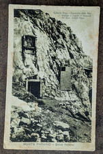 cartolina antica Monte Pasubio Dente Italiano Galleria Papa WW1 FP non viaggiata
