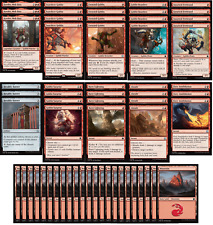 Elite Mono Red Goblin Deck - molto potente - Pioneer moderno - 60 carte MTG!!!
