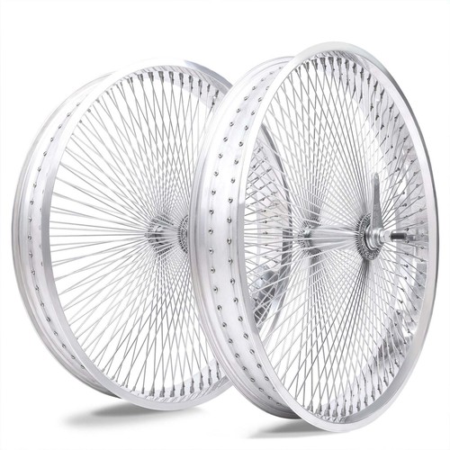 Set ruote grasse bici cromate - set,