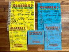 Teaching Textbook Algebra 1 Complete Set - Good