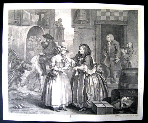 Incisione william hogarth un - incisione,