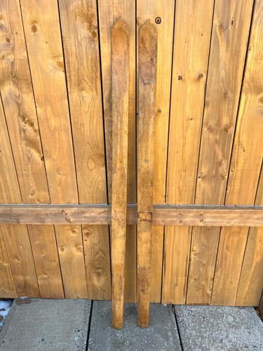 Vecchi sci neve vintage - neve, 55"