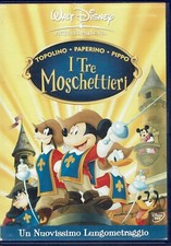 DVD I tre moschettieri ITA usato ed. Walt Disney B30