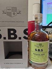 Rum S.B.S. Jamaica DOK 2018 59,8% (183 Bot.) Festival Berlino No Caroni Demerara