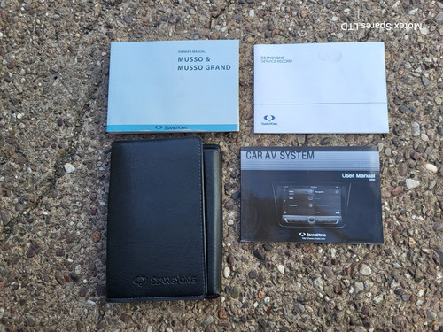 Ssangyong musso q200 manuale - ssangyong,