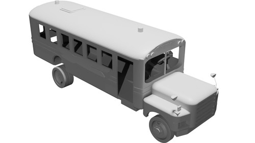 Modello autobus scuola - autobus,