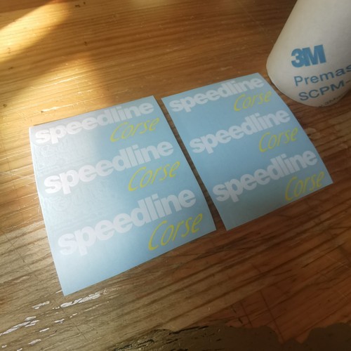 Adesivi speedline corse logo