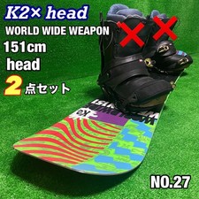 K2 WORLD WIDE WARMA 151 cm