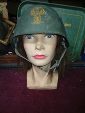 ELMETTO M33 POLIZIA DI STATO CASQUE stahlhelm ANNI 60-70 RARITA'!!!