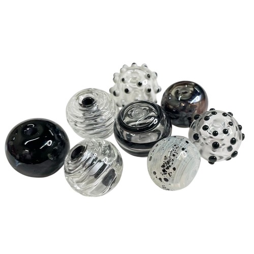 Set perline vetro cavo - 8,