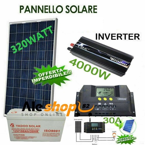 Kit solare pannello 320 - kit,
