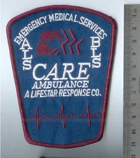 PARCHE CARE AMBULANCE A LIFESTAR RESPONSE CO.  EMERGENCY MEDICAL SERVICES PATCH