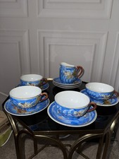 Tea Set Blue Dragonware