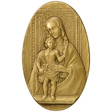 Medaglia signora ceri - di,