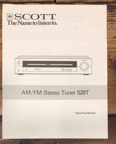 Scott model 528t - scott,