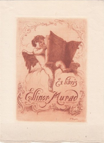 Exlibris bookplate radierung - exlibris,
