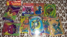 SET CARTE LASER Manga Anime Gioco POKEMON Vintage Prisma Card POCKET MONSTERS 1999