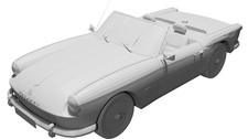 Modello triumph spitfire 1962 - modello,