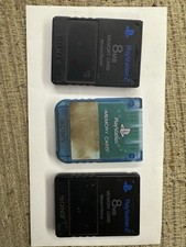 3 PlayStation Memory Cards