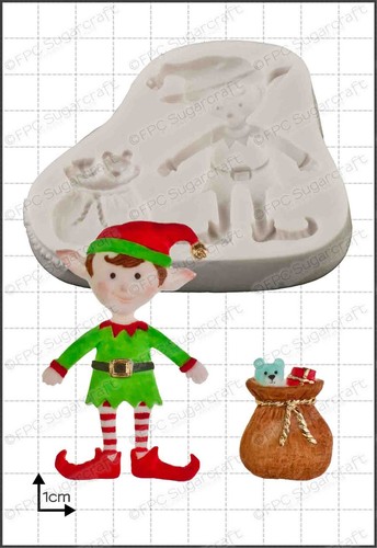 Stampo silicone natale elfo - silicone,