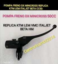  POMPA FRENO ANTERIORE DX MINICROSS REPLICA LEM KTM MORINI HM BETA MINIMOTO 