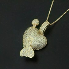 Ciondolo cuore diamante taglio
