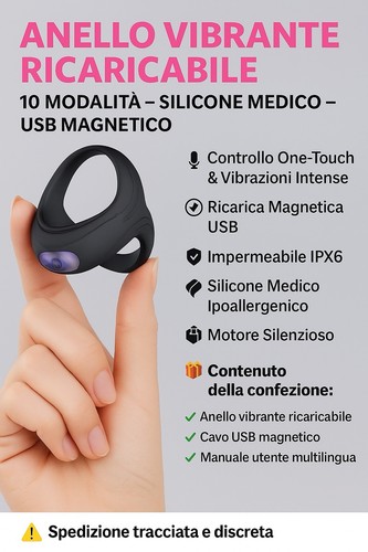Anello fallico pene - , vibrante