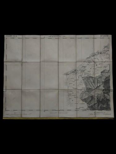 Rara mappa militare 1875 - rara,