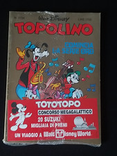 **TOPOLINO N. 1724** 11 DICEMBRE 1988 - BLISTERATO CON ALLEGATI ROGER RABBIT !!!