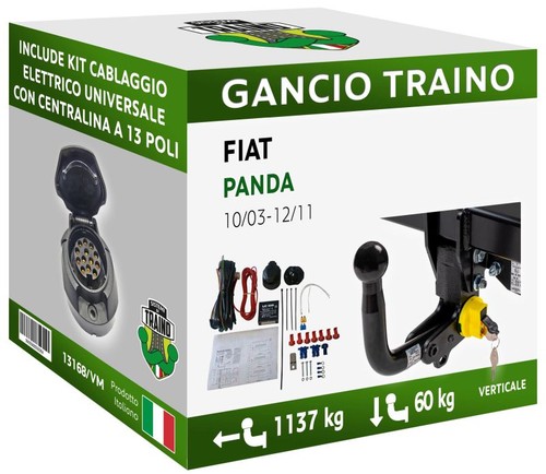 Gancio verticale estraibile - gancio,