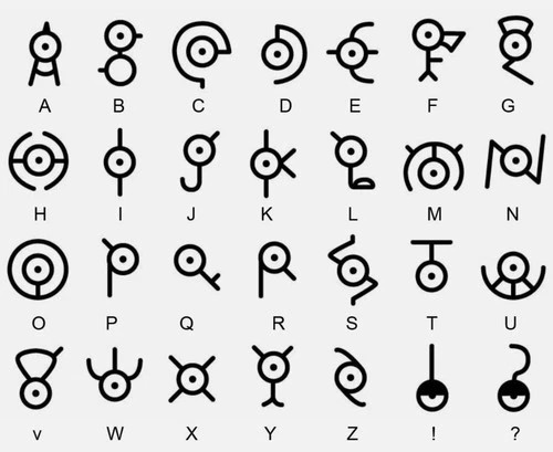 Pokemon unown z - a,
