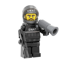 SWAT Commander Minifig -