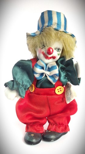 Vintage pagliaccio clown - clown, in